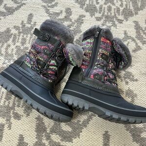 Colorful Girls Snow Boots